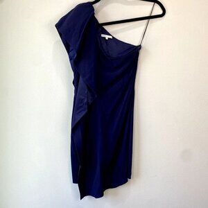 Maje Asymmetrical One Shoulder Dress S